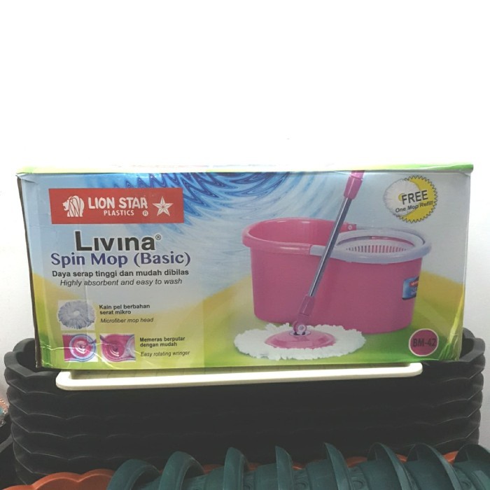 *:*:*:*:*] Alat Pel Set Spin Mop Livina Lionstar