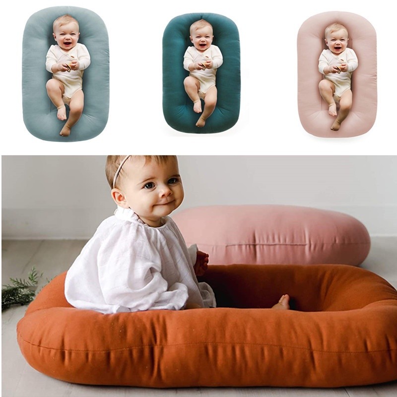 Tempat Tidur Bayi Portabel untuk Anak Perempuan Laki-laki Tempat Tidur Bayi Katun Bayi Baru Lahir Ku