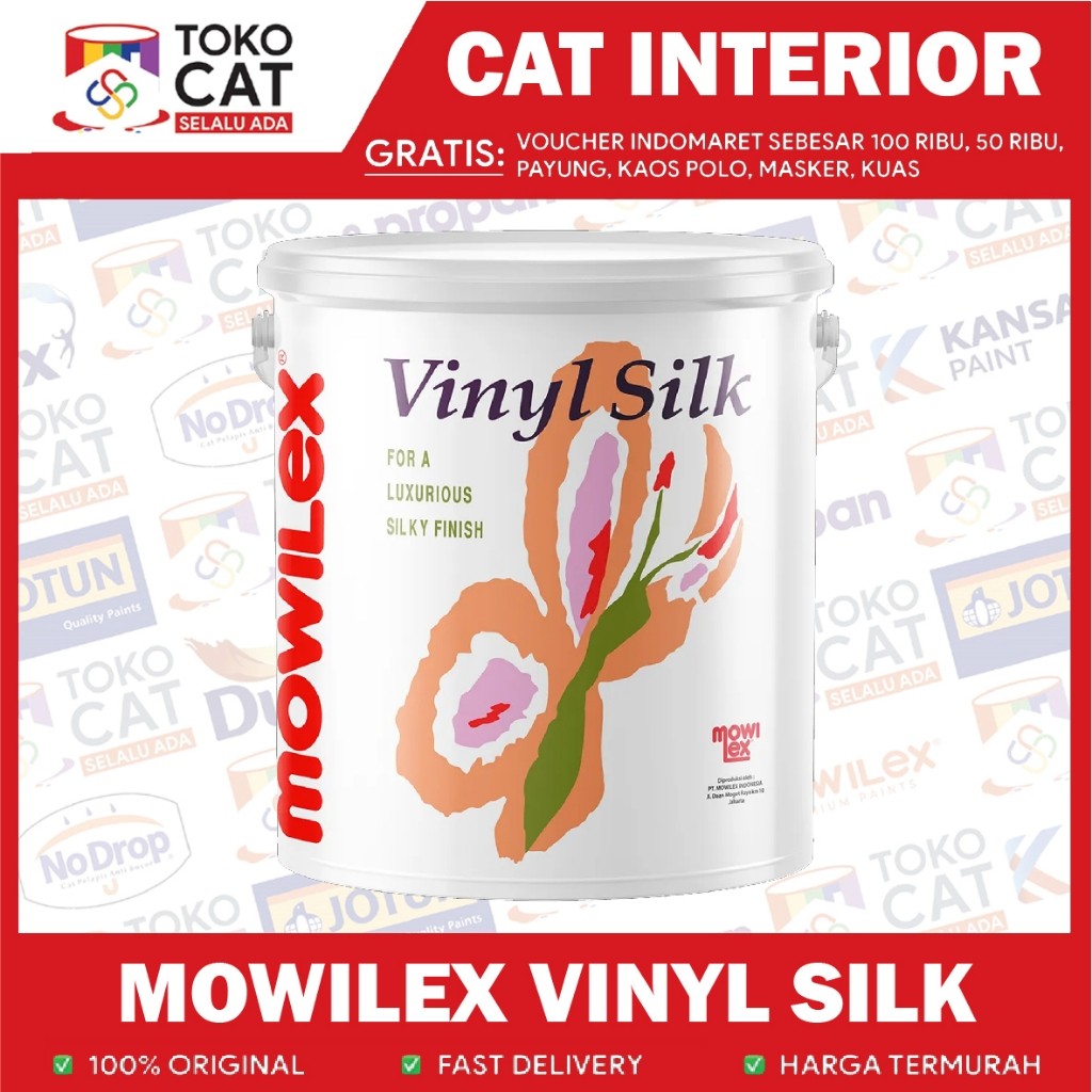 Cat Tembok Interior | Avian Avitex Gold Interior Putih 25 Kg | Kemasan Pail