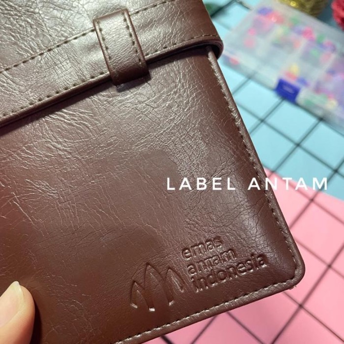 6.6 Dompet Logam Mulia Album Lm 3 Susun Emas Batangan Tempat