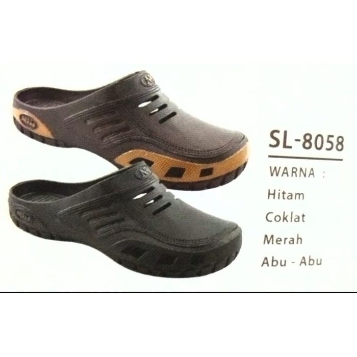 SANDAL SEPATU KARET PRIA / SANDAL SEPATU COWOK / NIKKO SL 8058