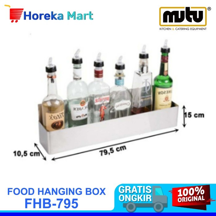 Rak Gantung Tempat Botol Kecap Bumbu Dapur Food Hanging Box Fhb-795