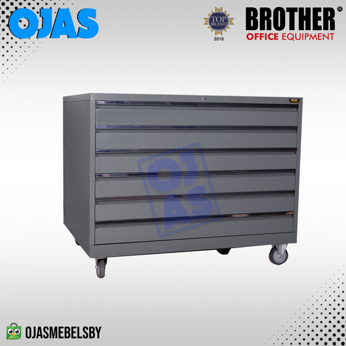 

Sale Lemari Arsip Besi Gambar Horizontal 6 Laci A0 Brother B602