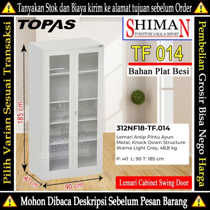

Sale Lemari Arsip / Lemari Cabinet / Lemari Besi Swing Door Tf 014 Topas