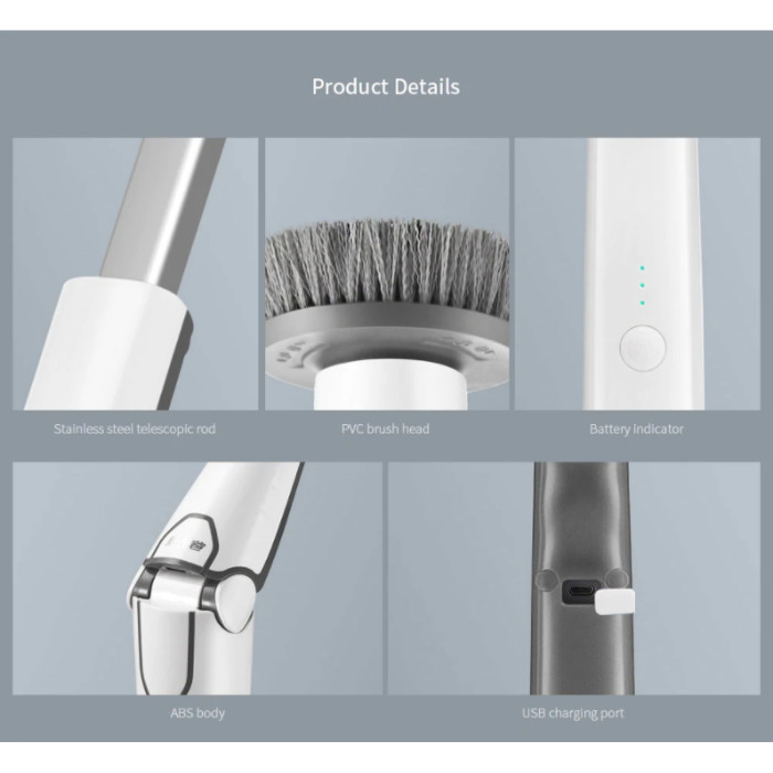 Youpin Good Papa Cordless Electric Cleaning Brush Sikat Pembersih