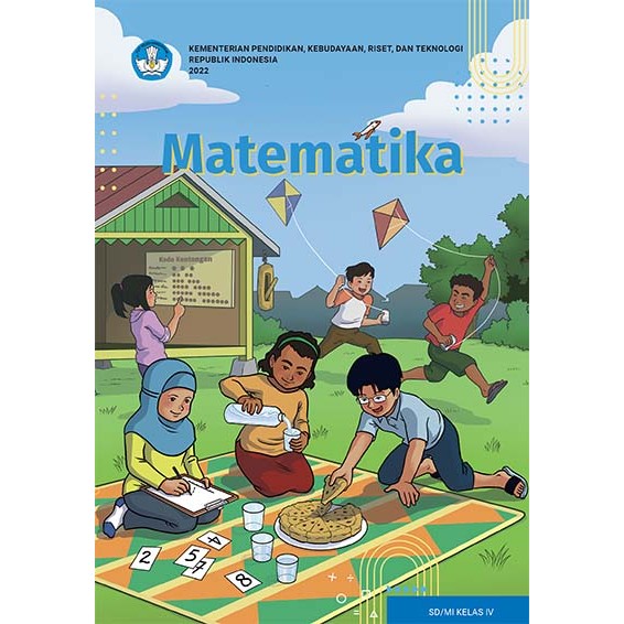 Buku MTK Kelas 4 SD Kurikulum Merdeka - 100% ORI