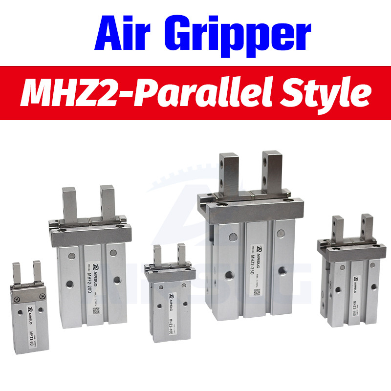 SMC Type Air Pneumatic parallel Gripper MHZ2-10D MHZ2-16D 6D MHZ2-20D MHZ2-25D 32D 40D S C  Aluminiu