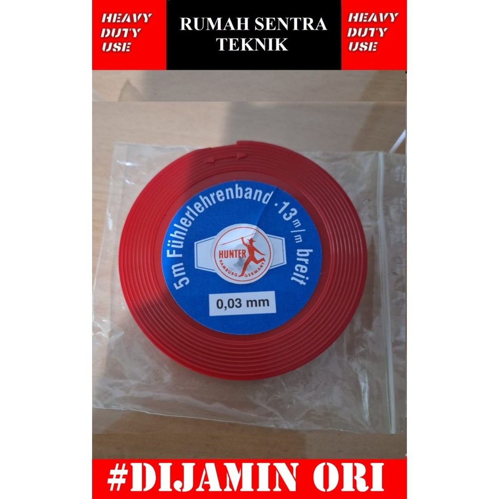 Fuhler Gauge Hunter 0.03 Mm / Feeler Gauge / Fuller Gauge 0,03Mm Ori