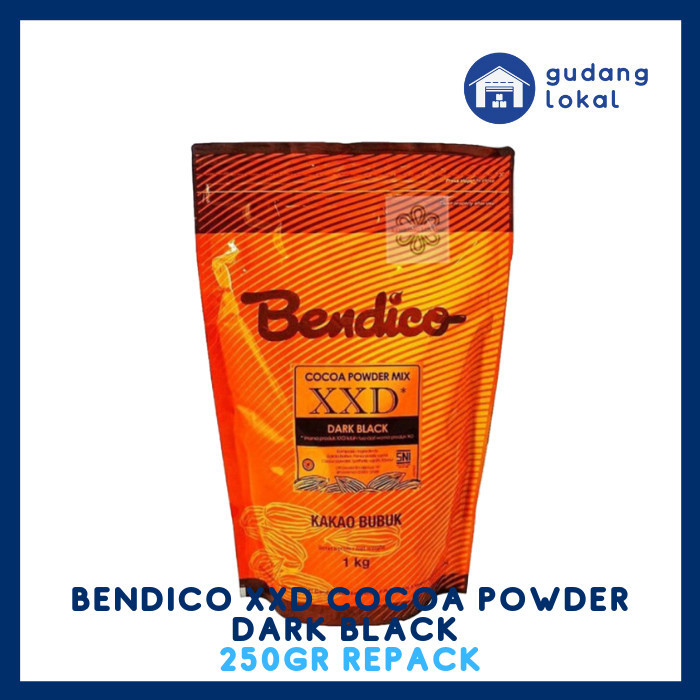 

COKLAT BUBUK XXD DARK BLACK BENDICO REPACK 250 GR