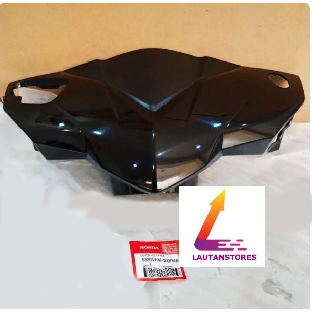53205-K46-N00Fmb Batok Depan Vario 110 Fi Led Stater Kasar Hitam Glossy Barang Langka