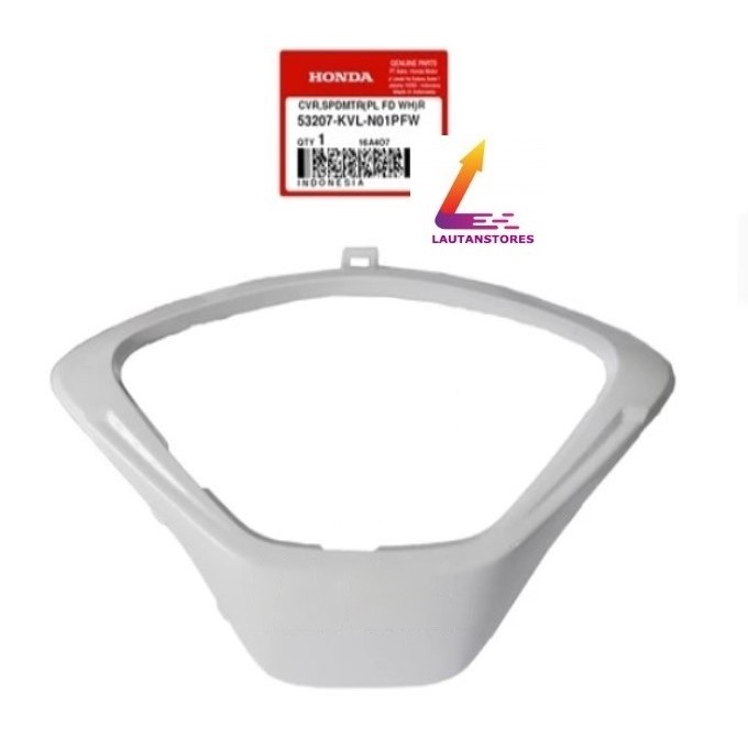 53207-Kvl-N01Pfw Cover List Spedo Meter Supra X 125 Lama Batman Putih Barang Langka