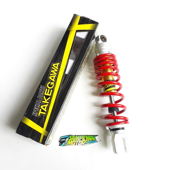 Shock Sok Skok Belakang Takegawa 116B Merah 305Mm Mio Beat Scoopy Dll Barang Langka
