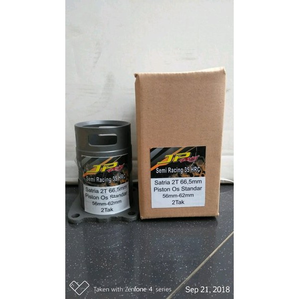 Liner Jp Racing Satria 2T 120 Ru 2 Tak Standard Hiu Lumba 62Mm Boring Sleeve Furing Vuring Block Blo