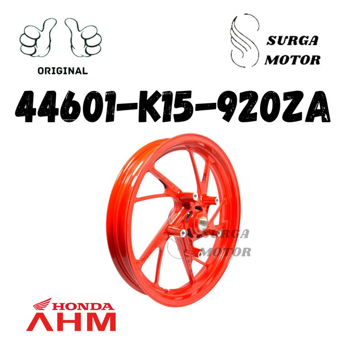 Velg Racing Depan New Cb150R Led Cbr150R Merah Red Cb Cbr 150R Honda Barang Langka