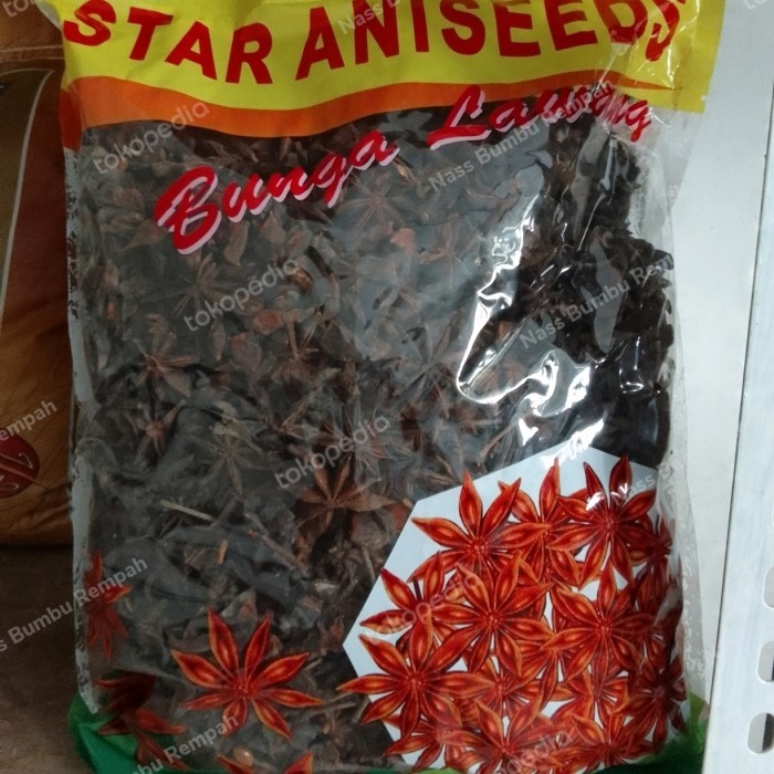 

Viral Kembang Lawang 500 Gram / Star Anise / Pekak Utuh Cod