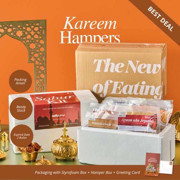 

Satu Porsi Kareem Hampers (Paket Hampers Ramadhan & Lebaran) Harga Promo