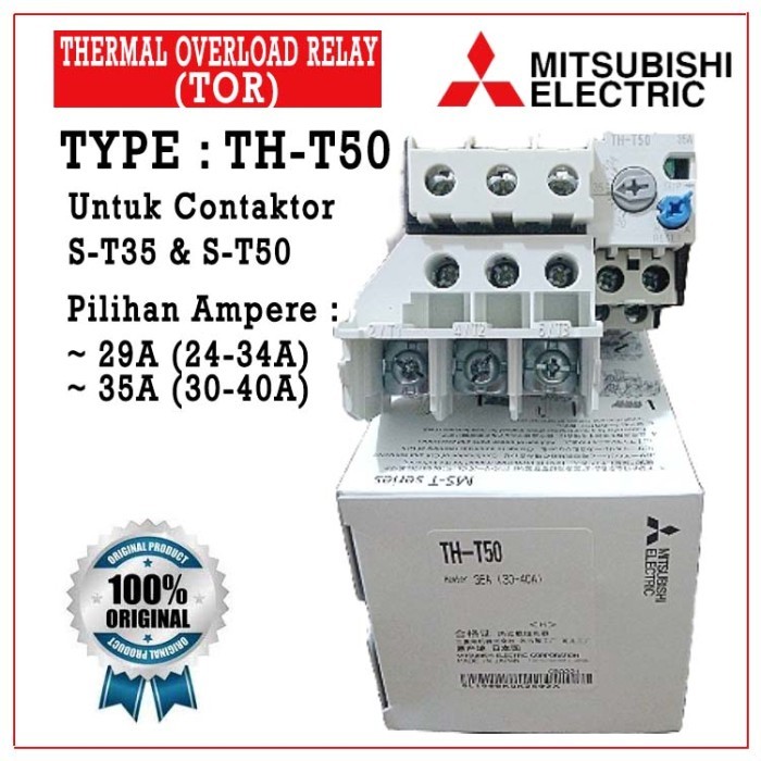 Thermal Overload Relay ( Tor ) Tht50 " Mitsubishi "