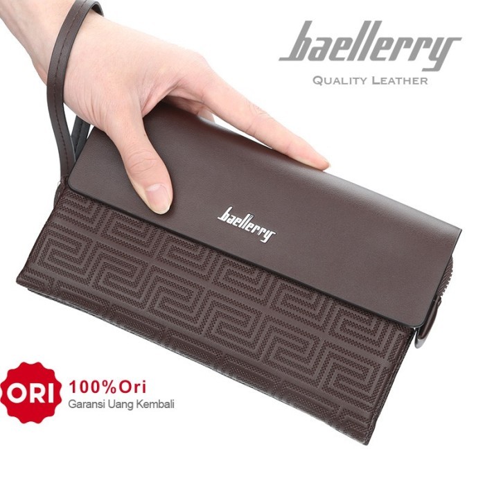 

TERLARIS BAELLERRY N1921 CLUTCH PRIA BAHAN KULIT PU LEATHER PREMIUM BAEOS MURAH!!! MURAH