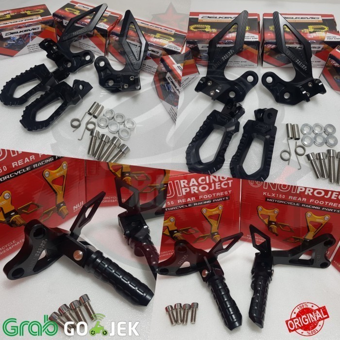 Footstep KLX 150 dtraker bf sl delkevic set depan belakang