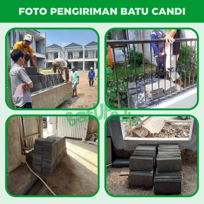 Batu Alam Candi Lava Stone Untuk Dinding, Taman Dan Kolam Minimalis