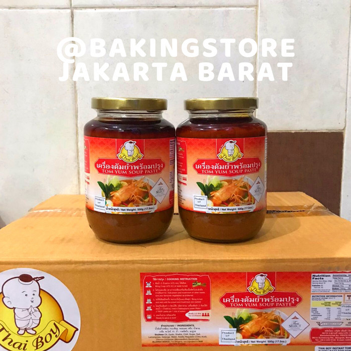 

TERLARIS! Thai Boy Tom Yum Soup Paste 500 Gr Bumbu Tom Yam
