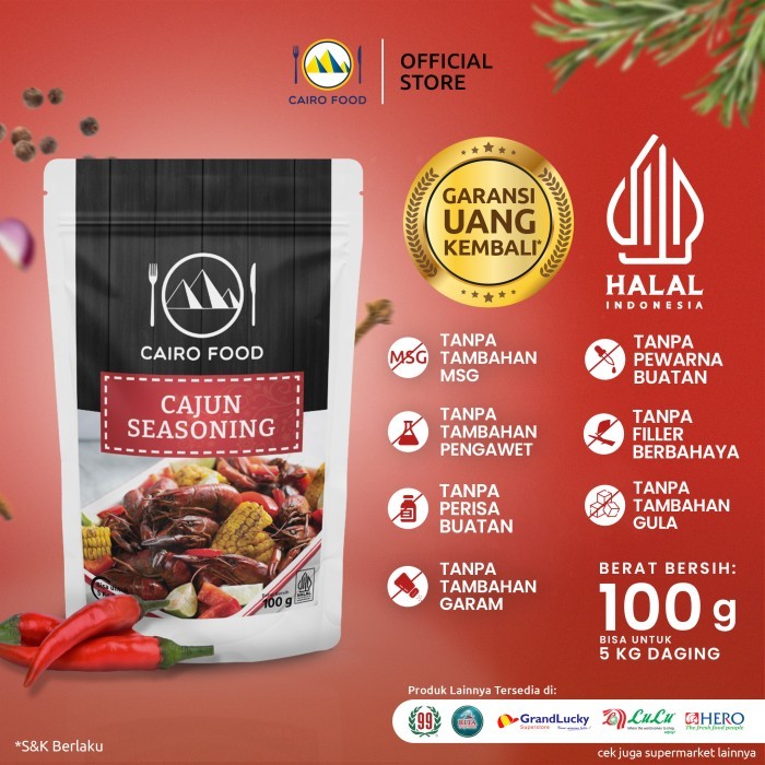 

PROMO! Bumbu Cajun Cairo Food - 100 gram