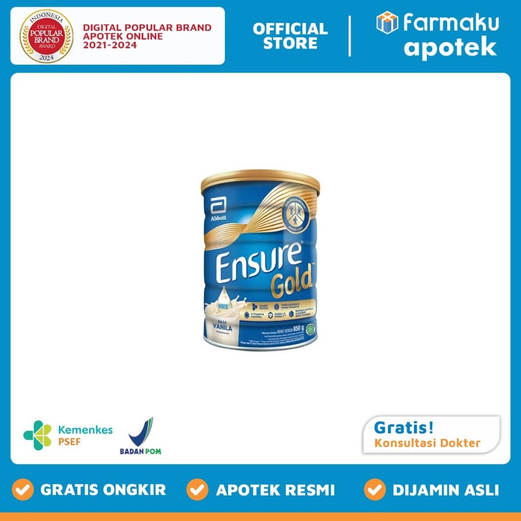 

Ensure Gold Vanila 850 gr - TMG