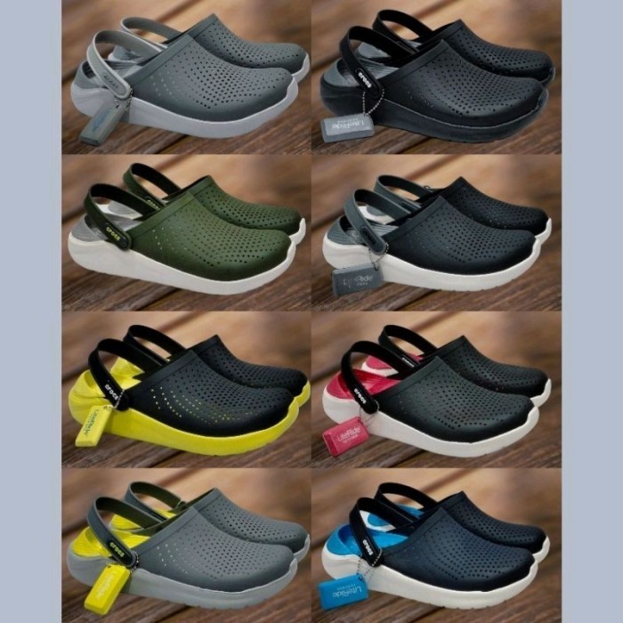 TERLARIS CROCS LITERIDE CLOG UNISEX/SEPATU SANDAL CROCS/SANDAL CROCS PRIA/ MURAH MURAH