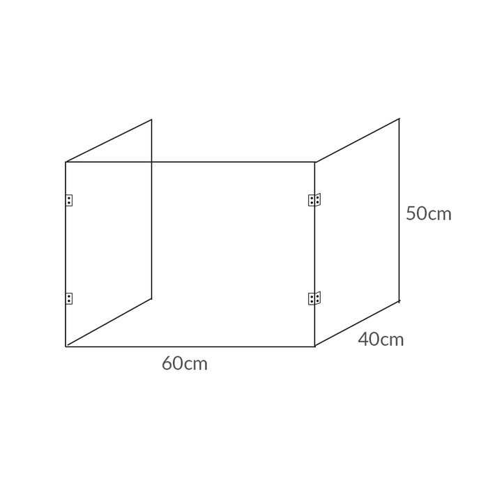 AKRILIK SEKAT PEMBATAS MEJA SOCIAL DISTANCING SEKOLAH KANTOR KASIR