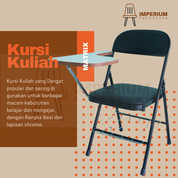 Kursi Lipat Meja / Kursi Kuliah / Kursi Ujian / Kursi Sekolah