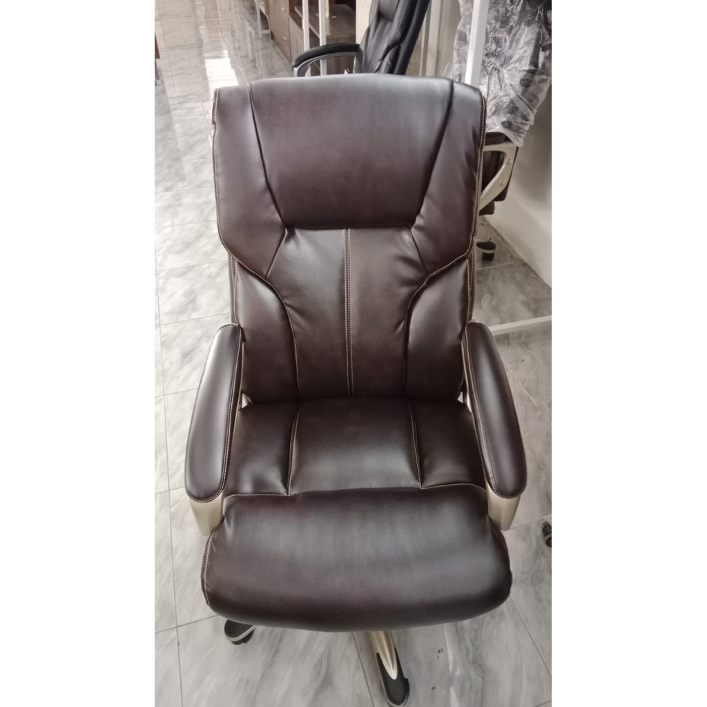 Kursi Direktur Kulit - Kursi Kantor Kulit - Ec025 - Frontline