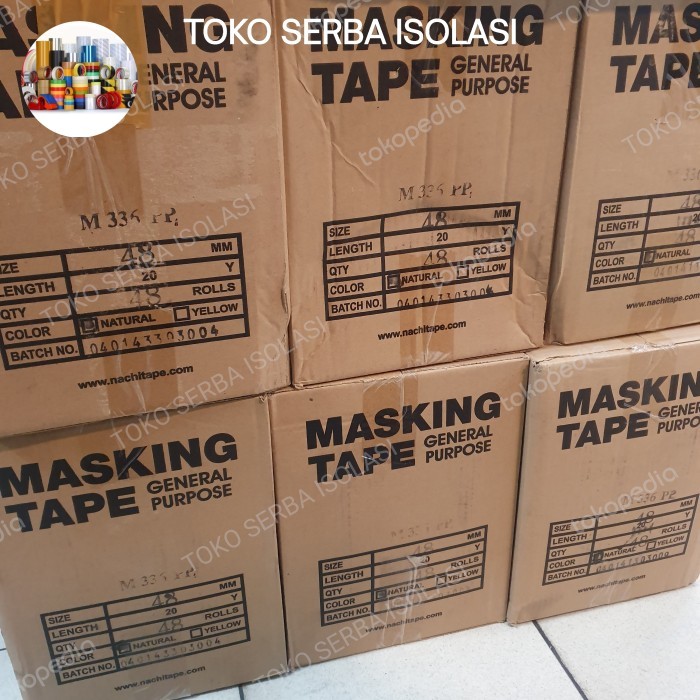 

Terbaru!! Masking Tape Merk Nachi, Harga Kartonan Rp 428,000/Dus Cod