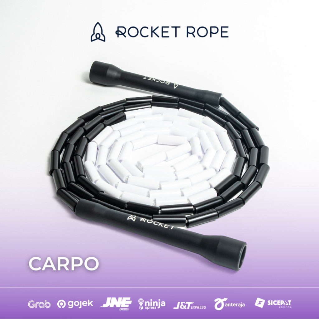 Roet Rope Cao 2 Color Beaded Jump Rope Atellite Erie Hort Handle Bead Jumprope Ipg Rope Lompat Tali
