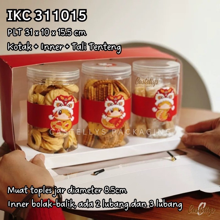 

Kotak Box Imlek Ikc 311015 Kue Kering Toples Bolu Hampers Sincia Cny