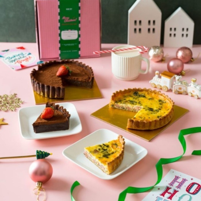 

Christmas Hampers Natal / Bingkisan / Parcel - Chocolate Tart Quiche