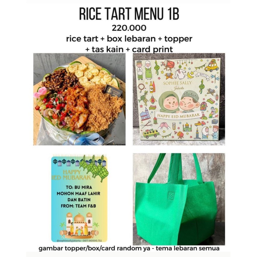 

Rice Tart Paket Hampers Idul Fitri / Lebaran