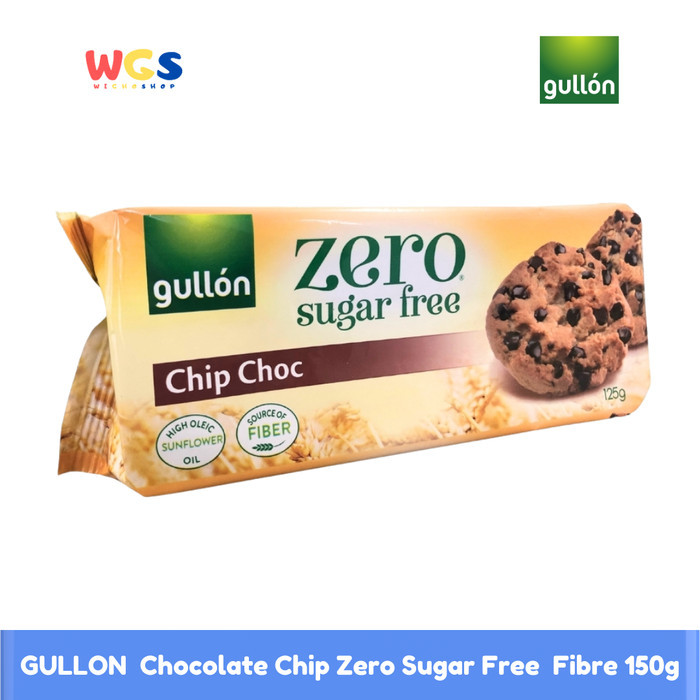 

Gullon Chocolate Chip Cookies Zero Sugar Free Fibre 150G Best Quality