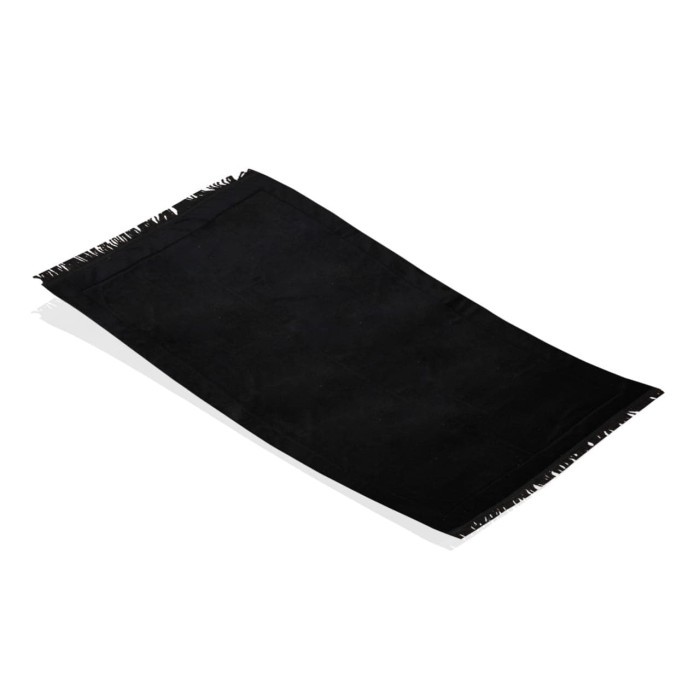 sajadah polos hitam
