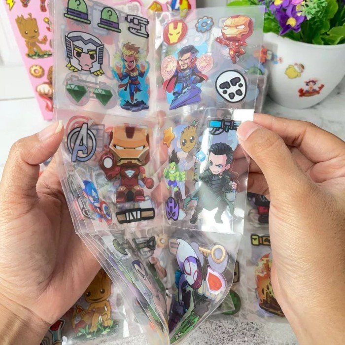 

Stiker Nono Momo Karakter Super Hero 100 Lembar Diy Avengerss