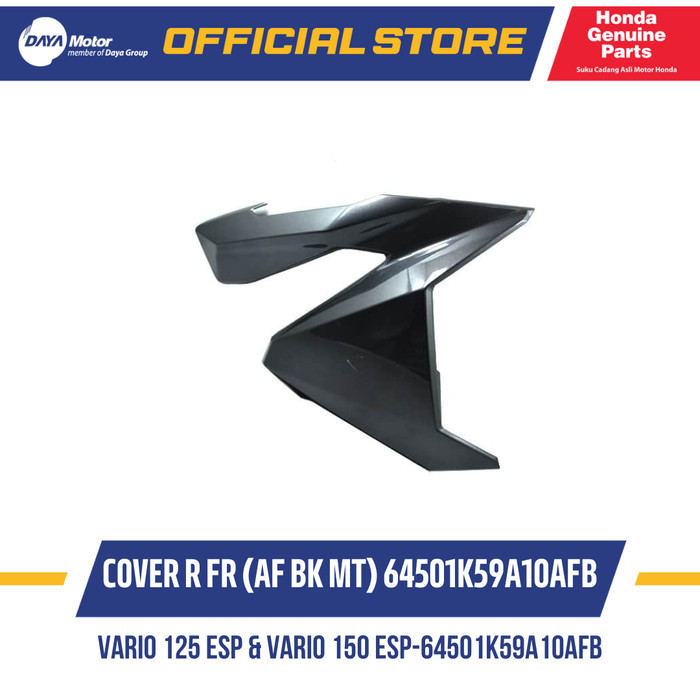 64501K59A10AFB Cover Right Front Black MT Vario 125 150 eSP
