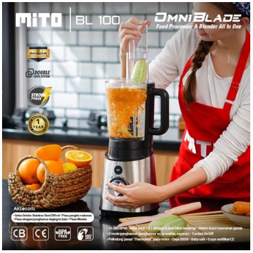 MITO Food Processor Blender Omni Blade BL100 Mitochiba BL-100