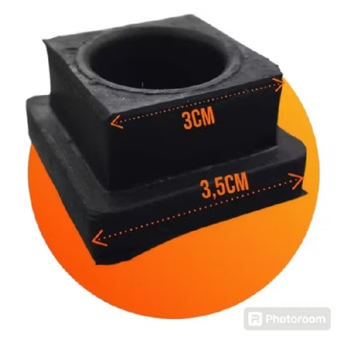 siap kirim] Kaki Karet Meja 3x3cm / Kaki karet kursi 3x3cm / kaki karet kotak 3x3