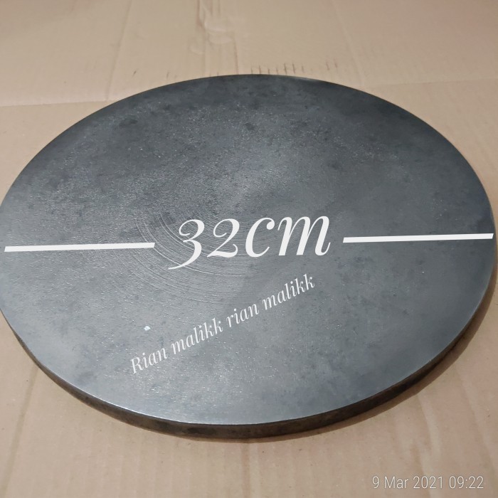 CETAKAN KUE CREPES UKURAN 32 CM BAHAN BESI BAJA TEBEL