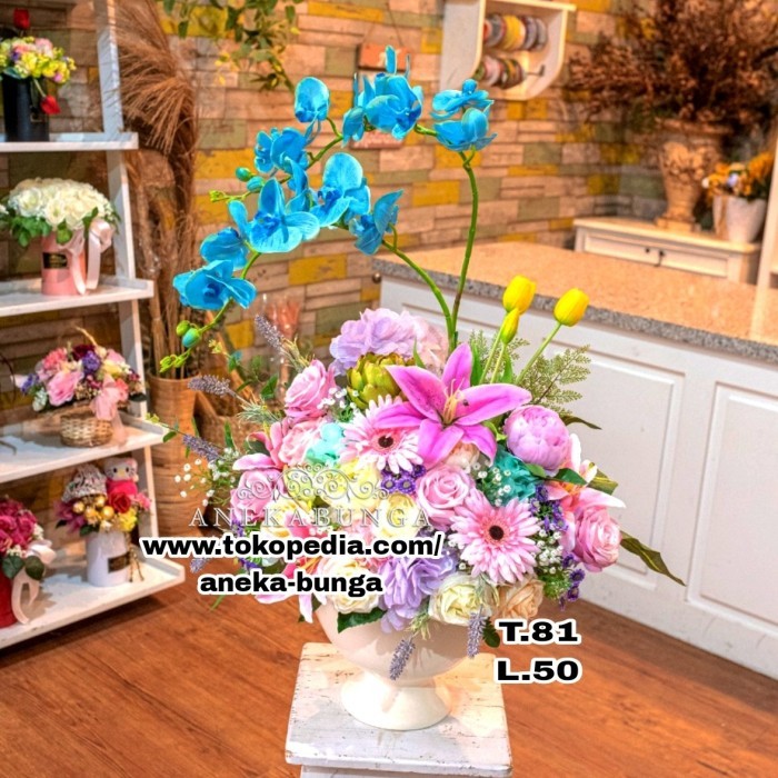 

RANGKAIAN BUNGA PLASTIK ARTIFICIAL FLOWER GRAND OPENING PEMBUKAAN TOKO