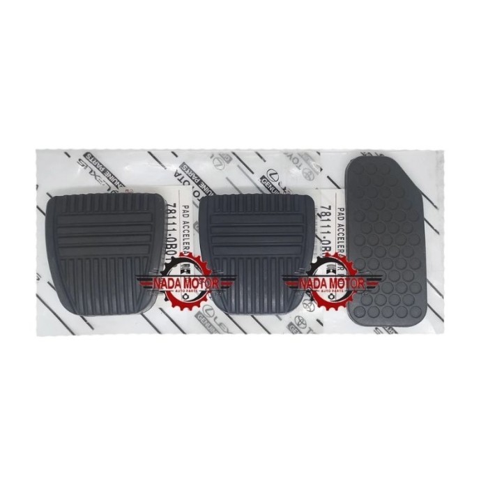 KARET PEDAL KOPLING, PEDAL REM DAN PEDAL GAS AVANZA XENIA RUSH BEST QUALITY