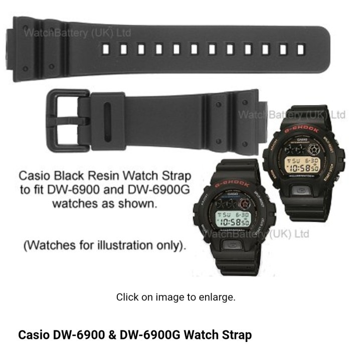 Strap G-Shock Dw-6900 / Dw-6900G / Casio Original