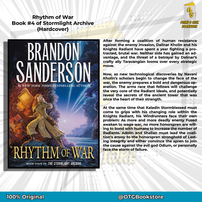 Rhythm of War (Stormlight Archive) #4 - Hardcover