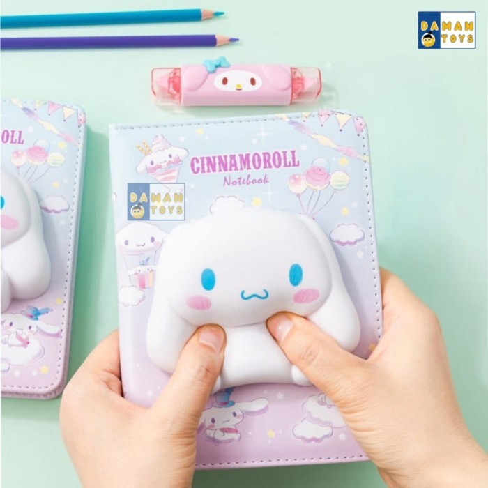 

Buku Diary Sanrio Notebook Squishy Kuromi Hello Kitty My Melody Cinnamonroll