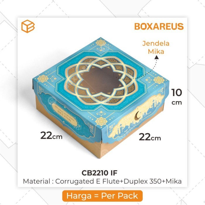 

Cake Box Packaging Hampers Lebaran Kotak Idul Fitri Kemasan Cb2210 If Original Dan Terpercaya
