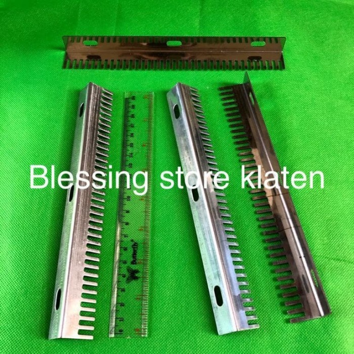 %$%$%$%$] SPAREPART GILINGAN MIE DZM 200 / SISIR / TATAKAN BAWAH PISAU STAINLESS